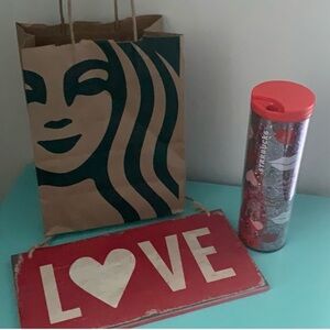 New Starbucks ⭐️ 2021 glitter heart…